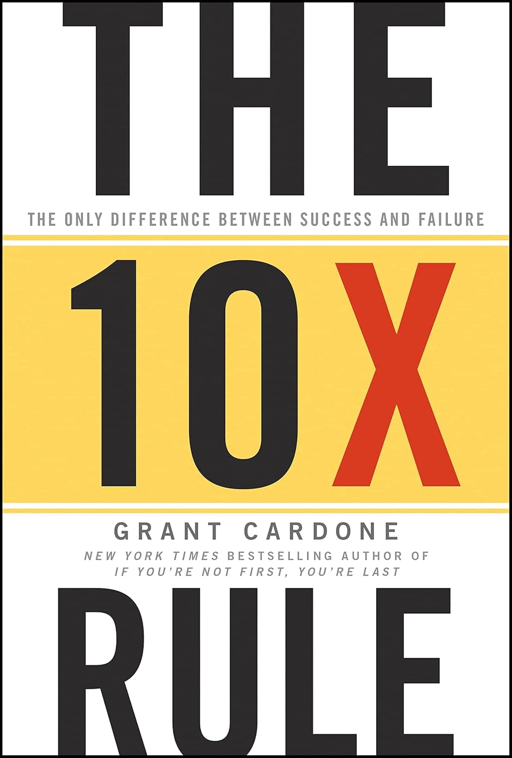 The 10X rule