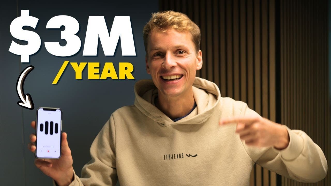 How he makes $250K per month from a simple app (Letterly Breakdown)