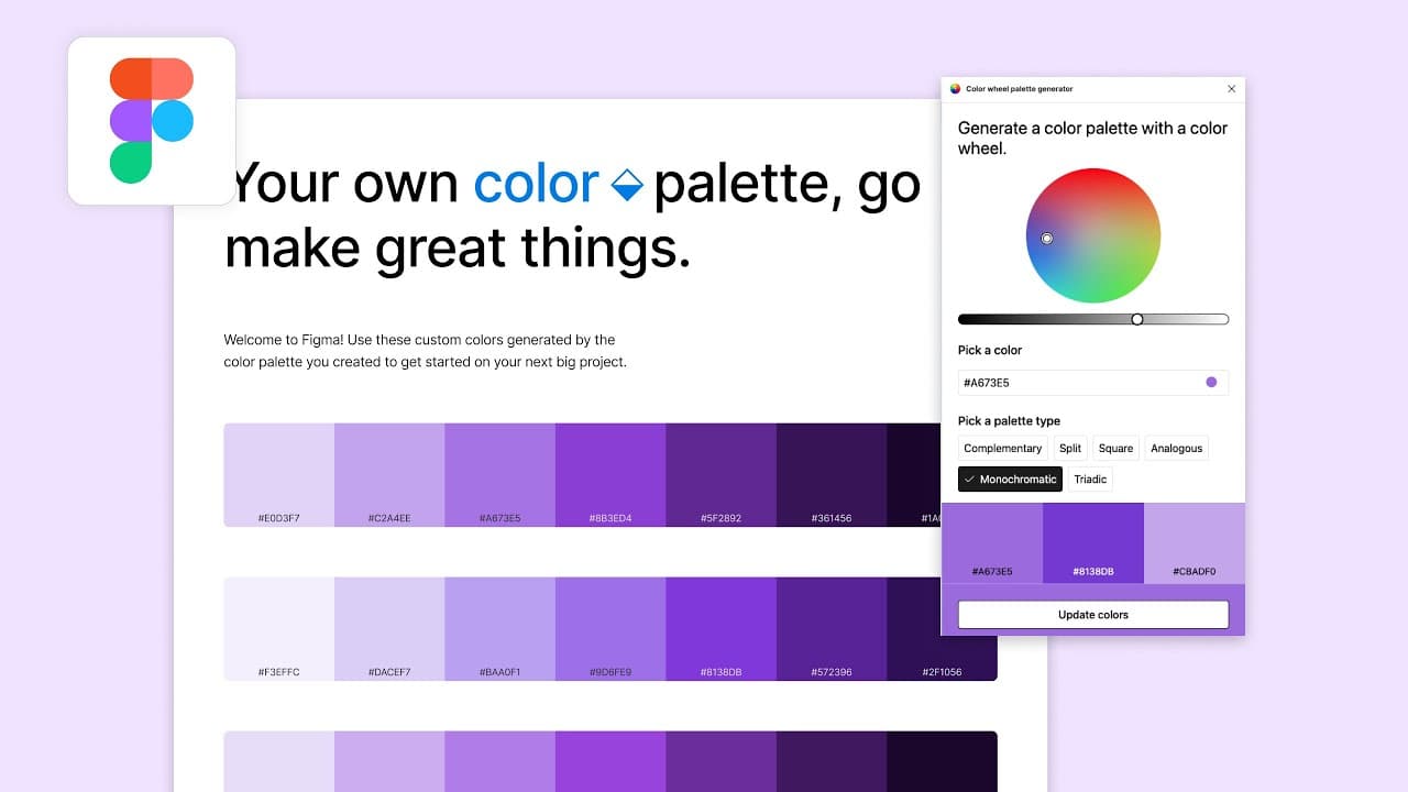 Figma's NEW Variable Color Palette Generator