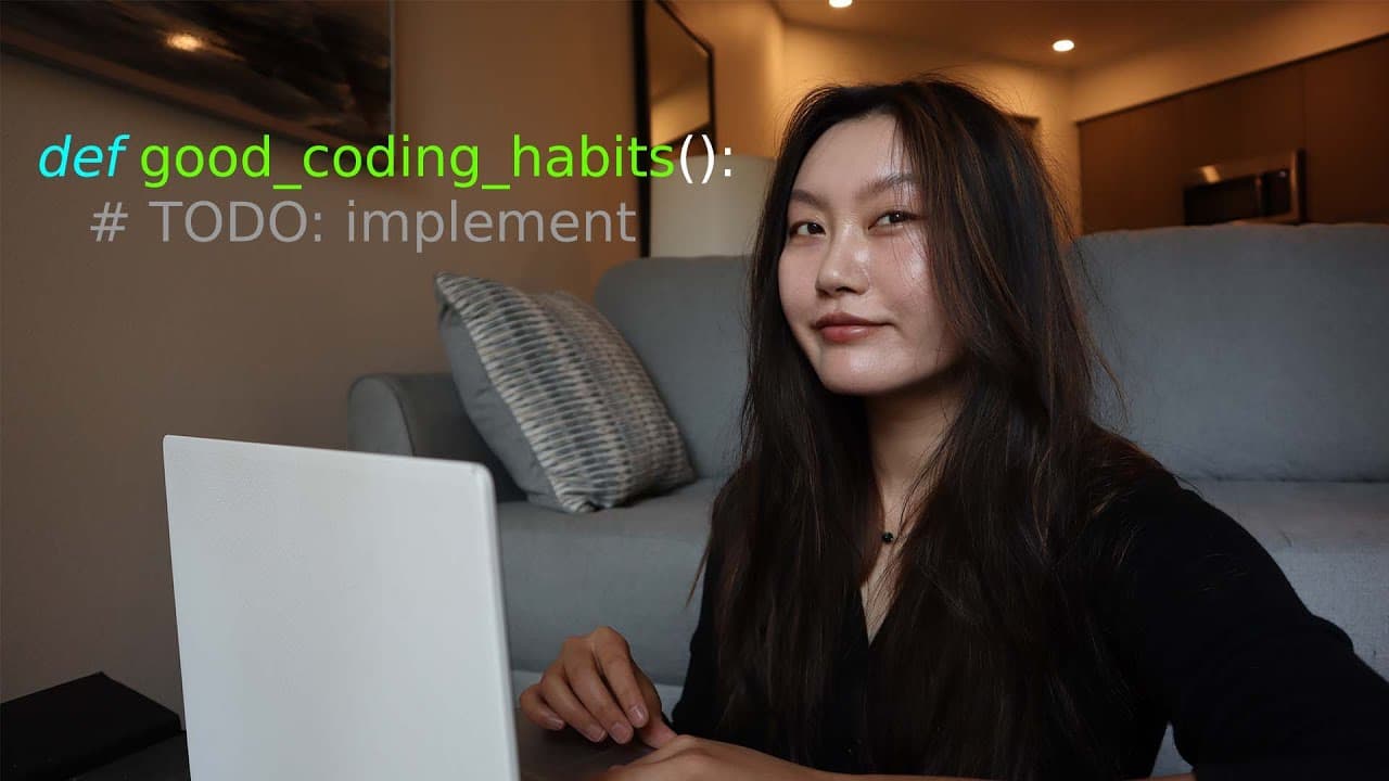 Good coding habits to start developing NOW