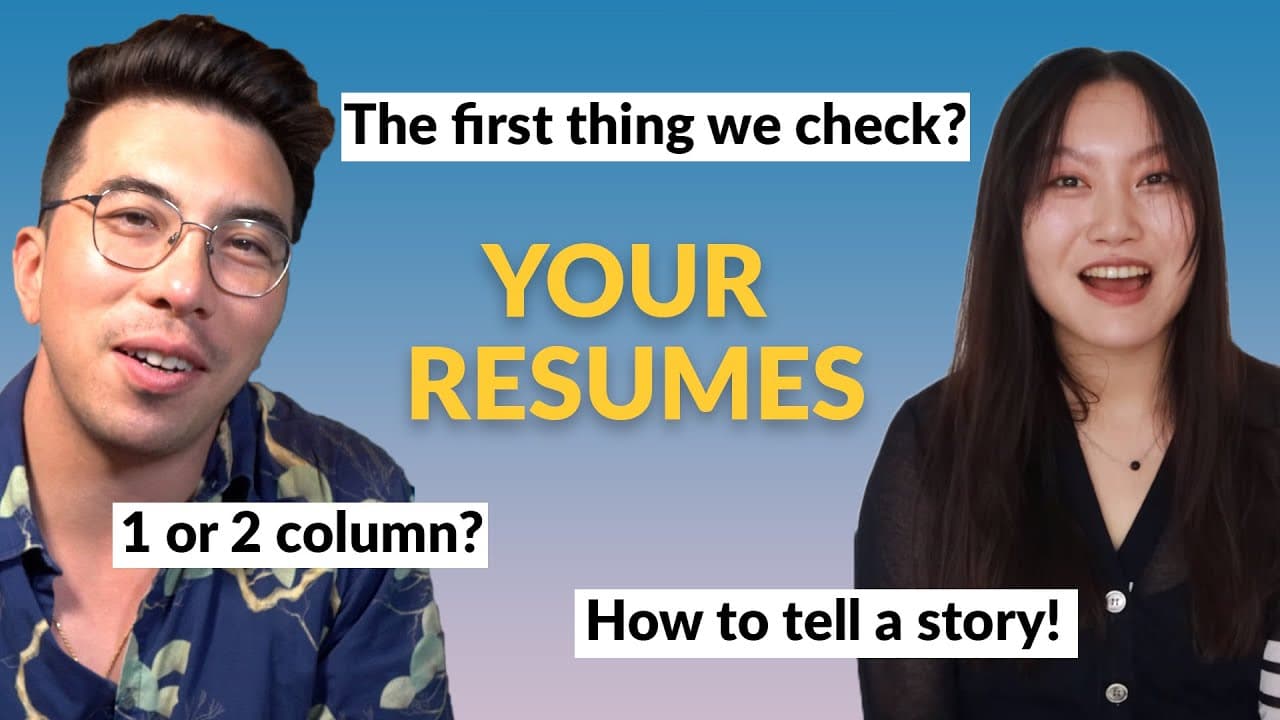 Data Science Resume Round-Up With @Ken Jee - Episode 2