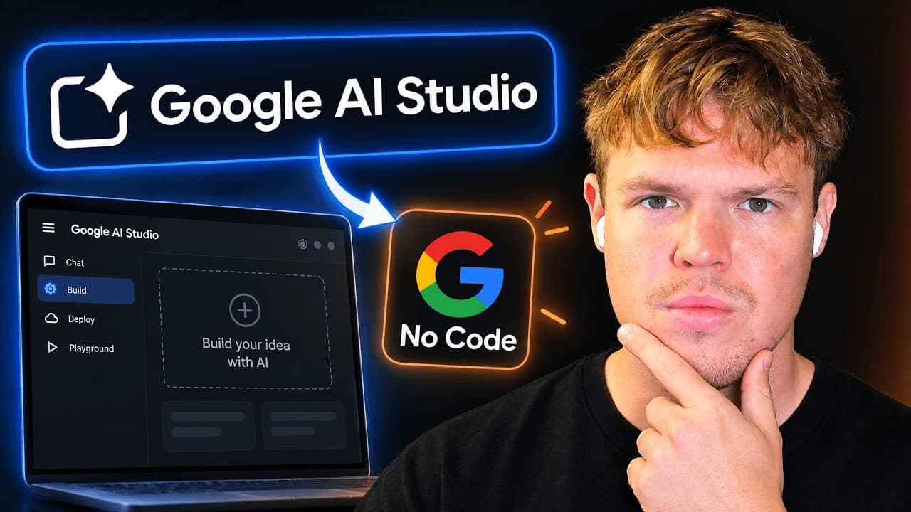 Google AI Studio No Code Explained in 10 Minutes (for beginners)
