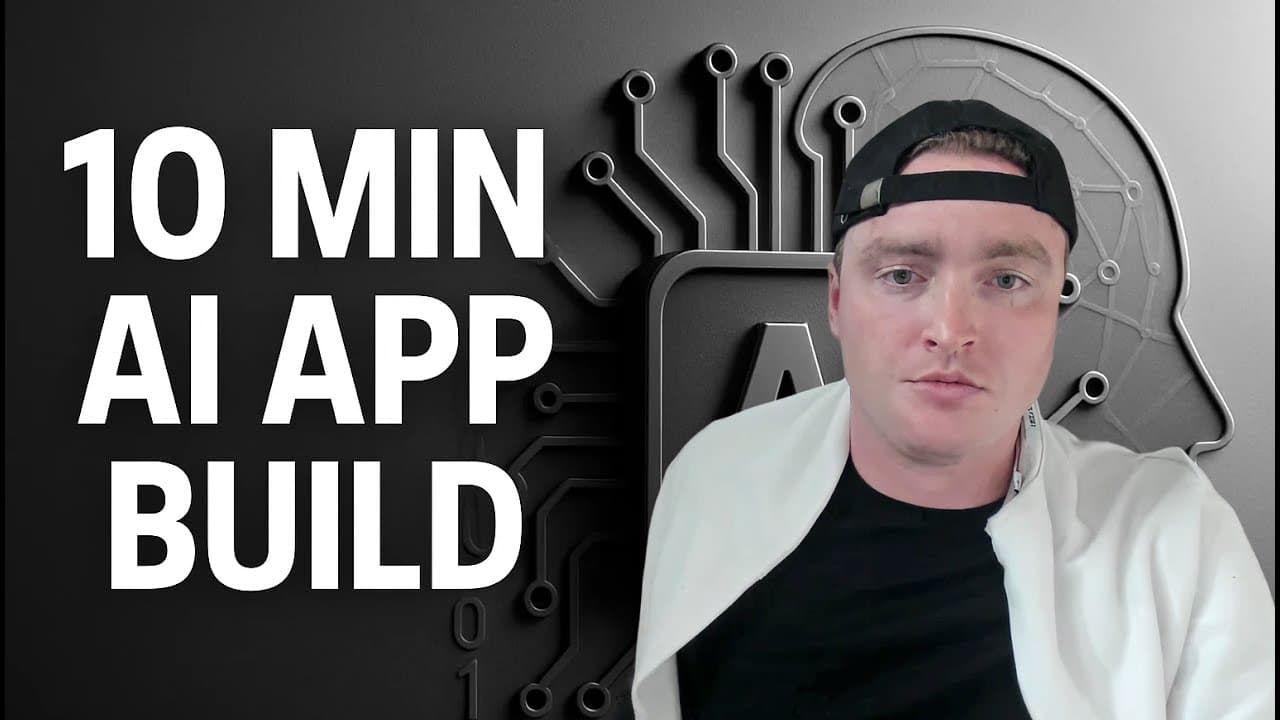 From Blank Screen to LIVE App in 10 Minutes—AI Did ALL the Design!
