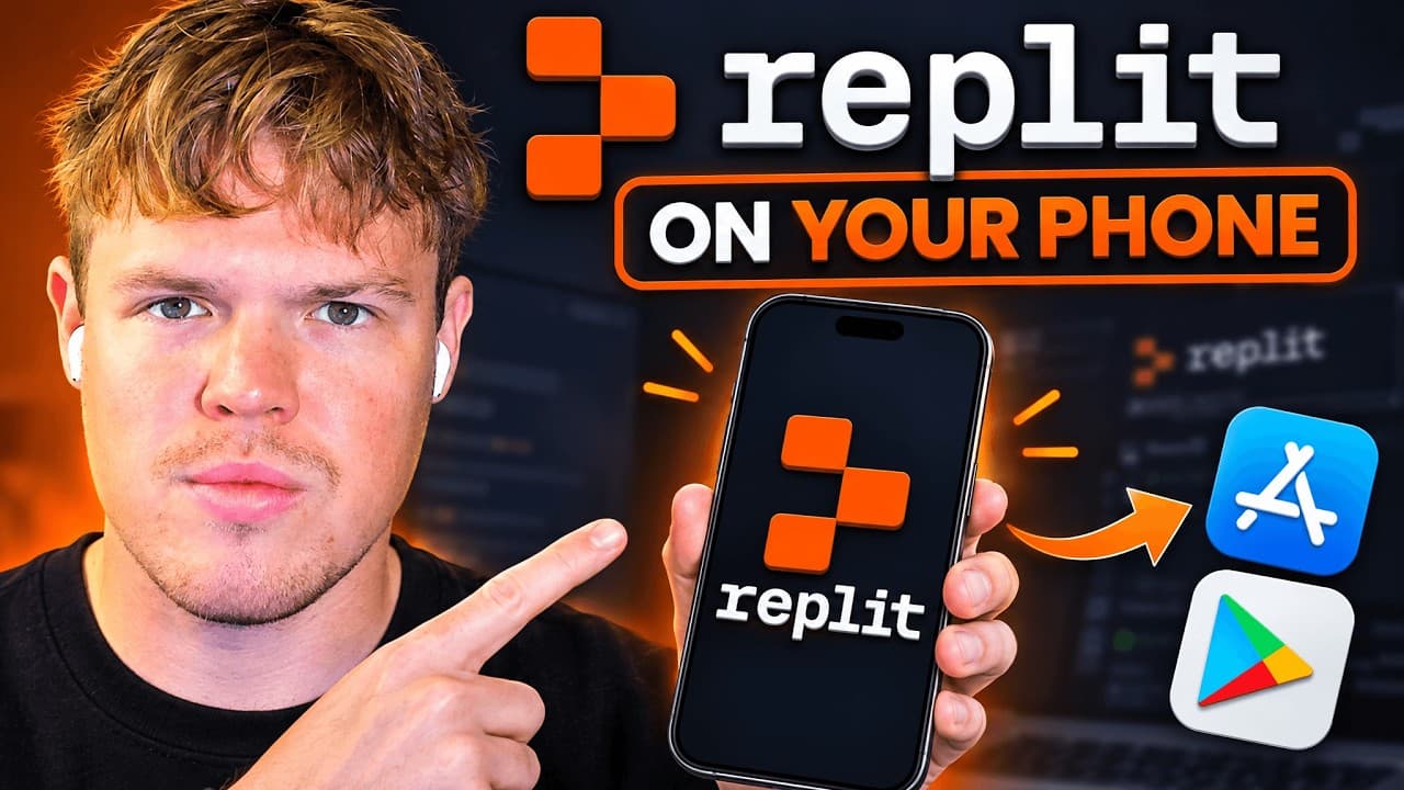 How To Use Replit Agents For Beginners (on phone)