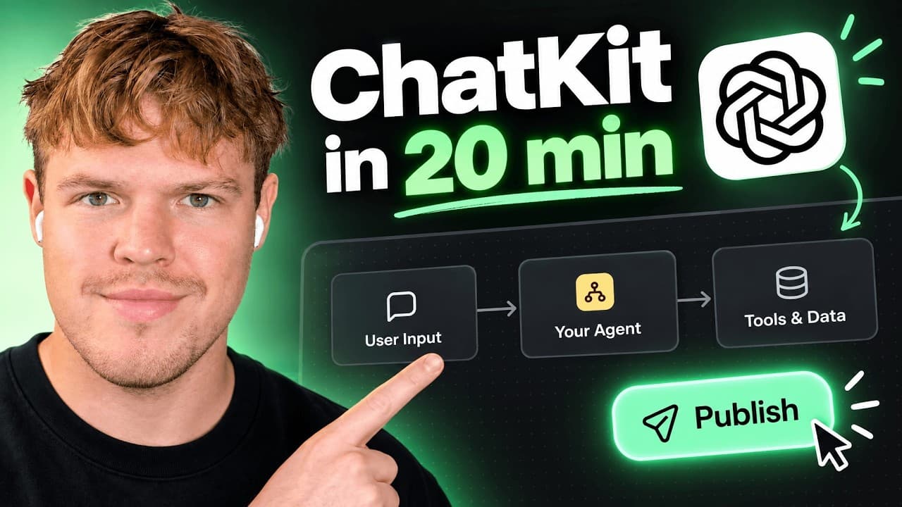How To Use ChatKit UI with OpenAI Agent Builder