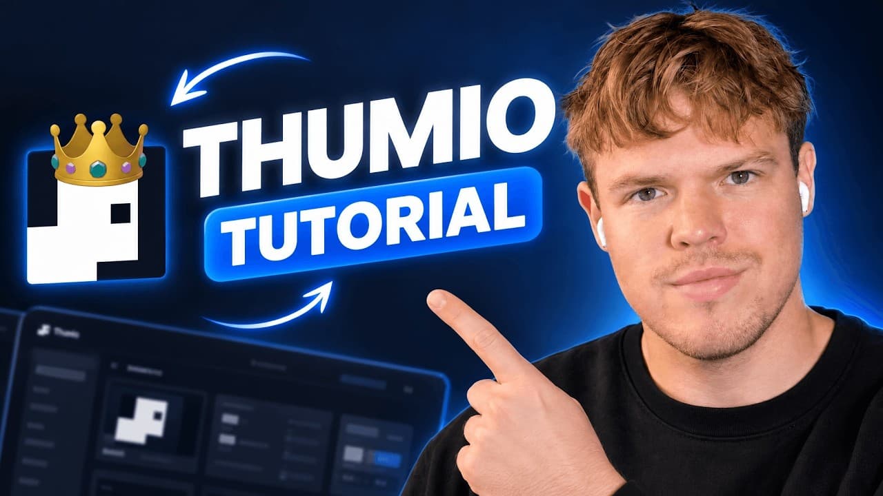 How To Use Thumio For Beginners (ai thumbnail tool)