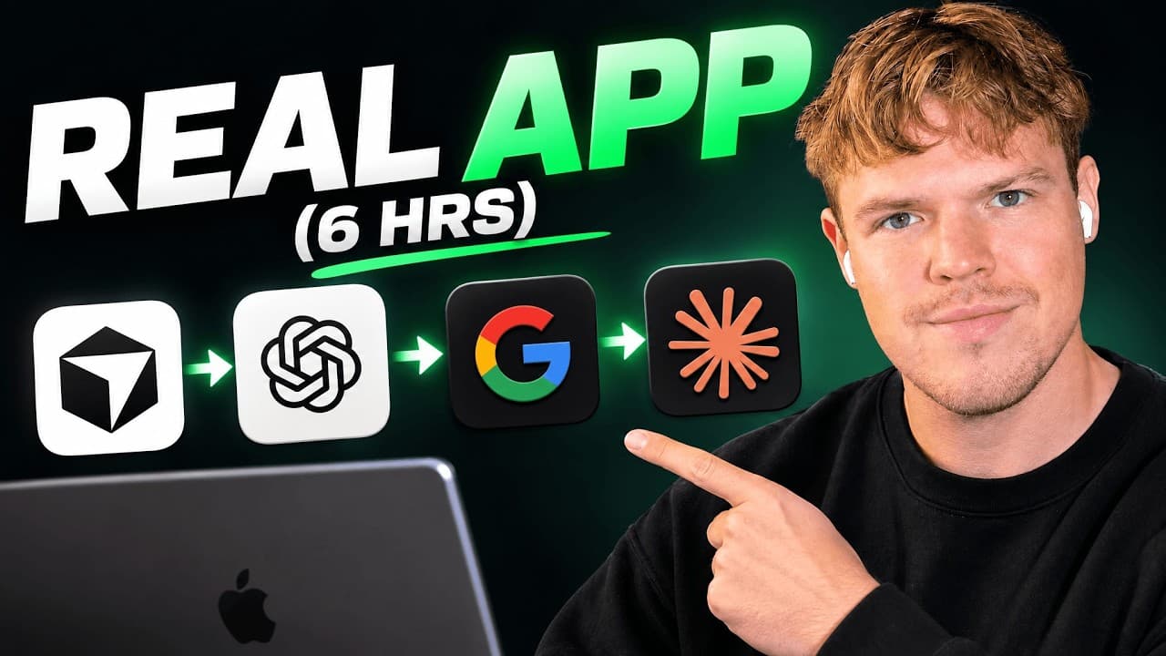 How To Build a Real App with AI in 6 hours