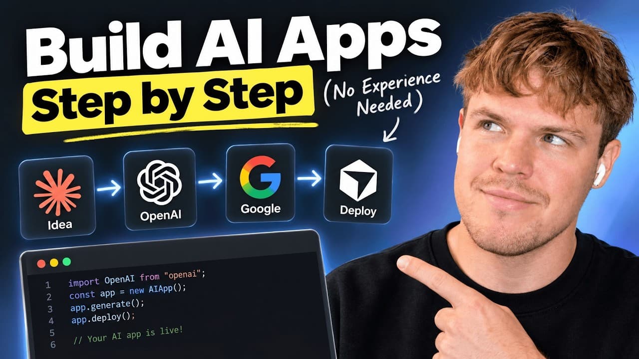 How To Build an AI App Without Code For Beginners
