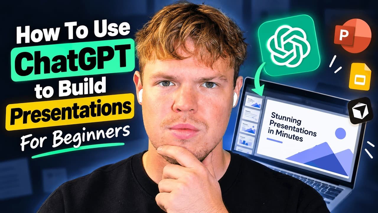 How To Use ChatGPT to Build Presentations For Beginners