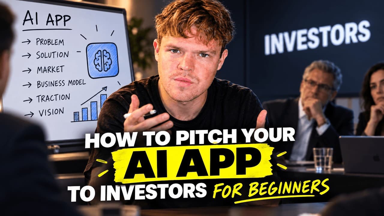 How To Pitch Your AI App to Investors For Beginners