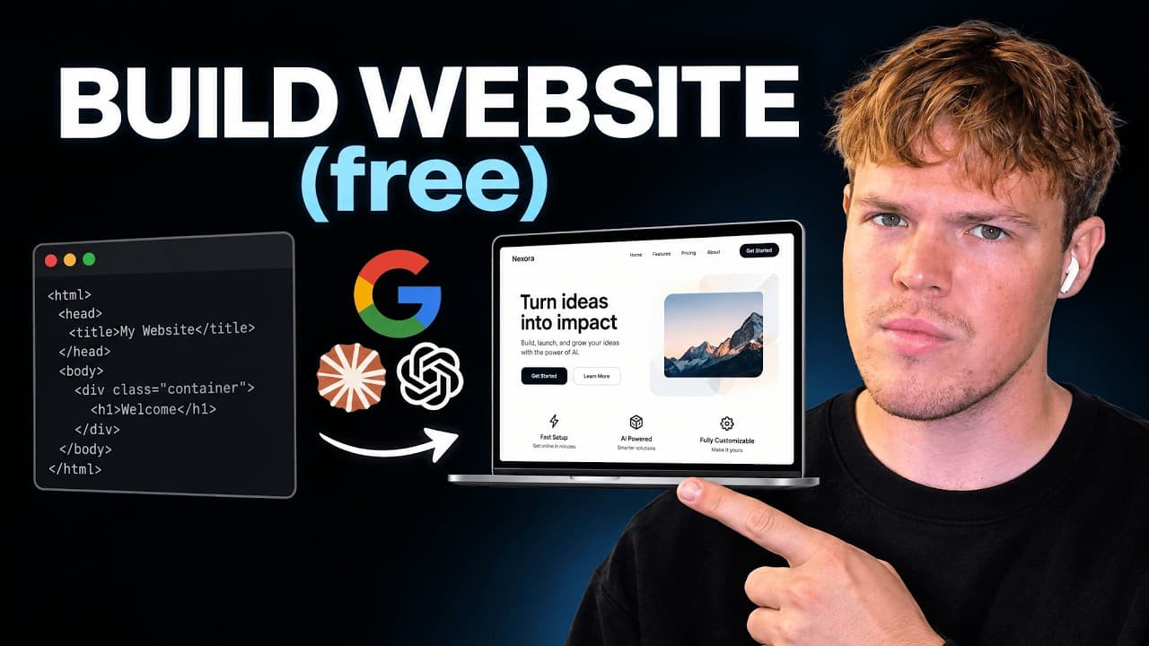 How To Build a Website with AI (no experience needed)