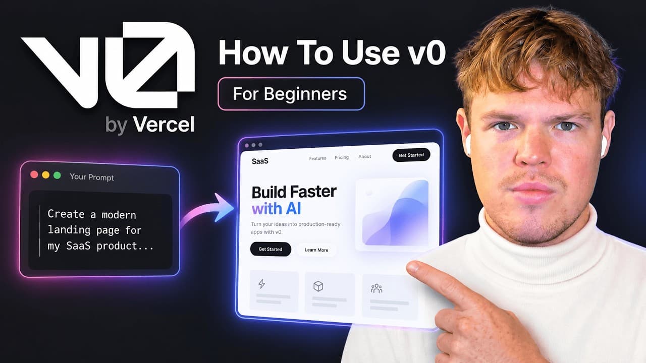 How To Use v0 by Vercel For Beginners