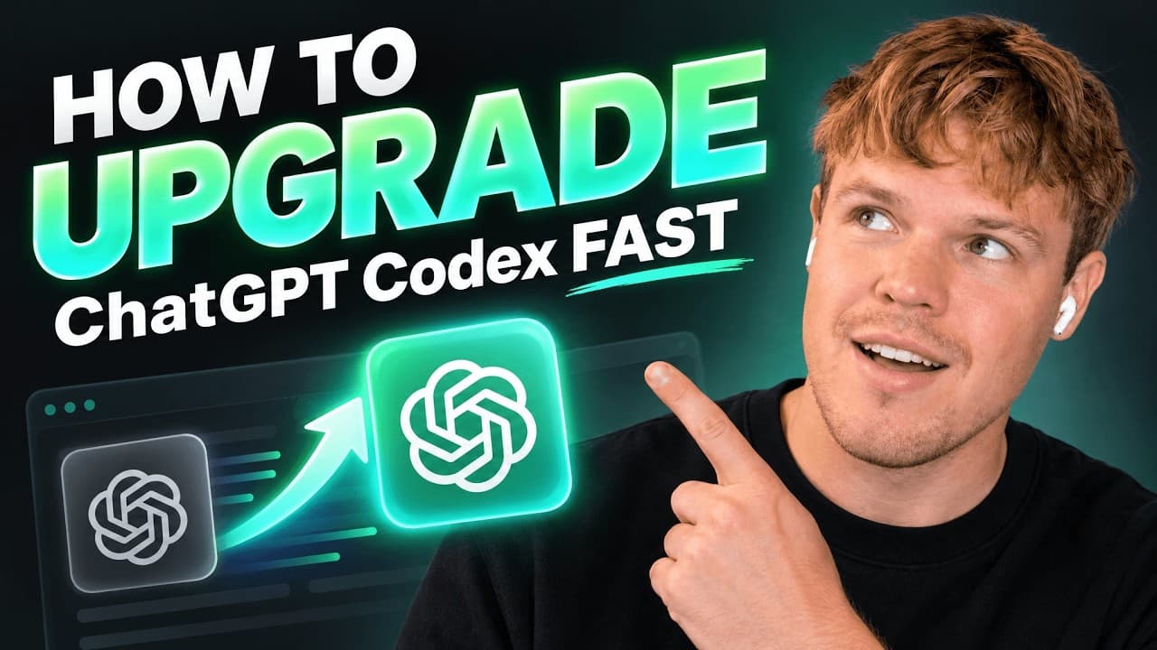 Upgrade your ChatGPT Codex (the fast way)