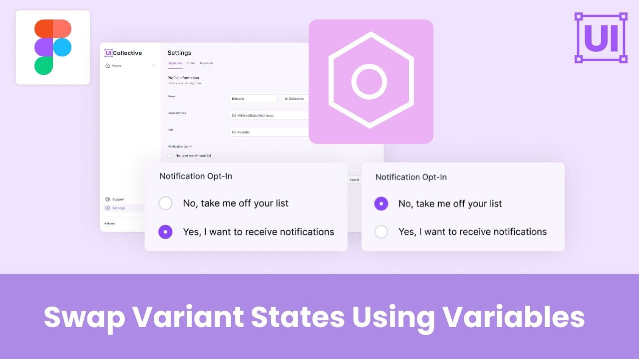 Swapping Variants Using Variables | A Figma Tutorial