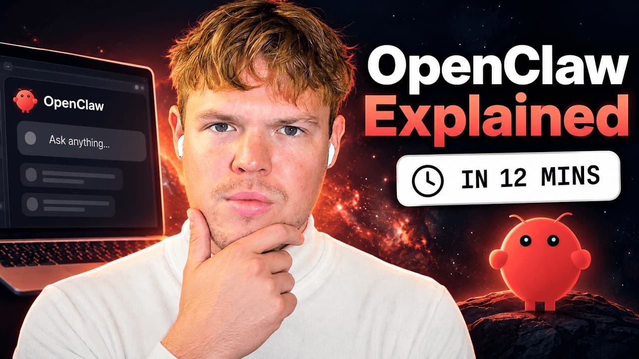 OpenClaw Explained in 12 Minutes (for beginners)