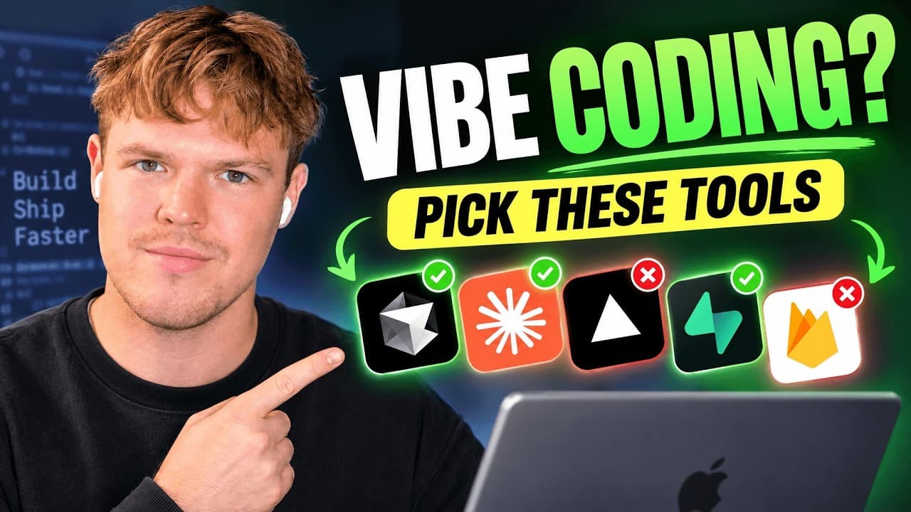Vibe Coding? Here's How To Pick The Right Tools (Tech Stack Guide)